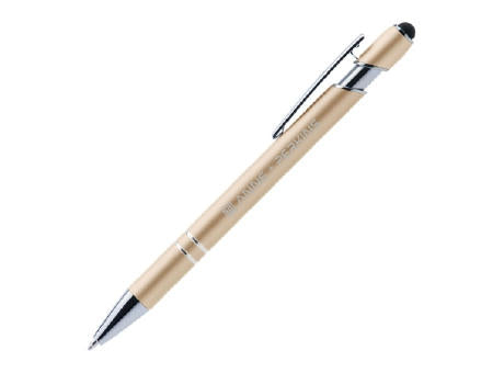 HERON Stylus Soft Touch Kugelschreiber mit Laser Gravur