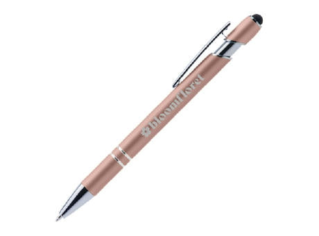 HERON Stylus Soft Touch Kugelschreiber mit Laser Gravur