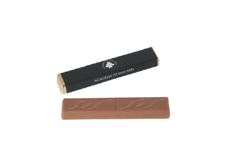 Schokoladenstick ca. 18 gr. mit Karamell-Füllung `Erdnüße` bis 4-c-Druck