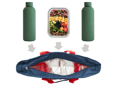 Freizeittasche mit Flaschenfächern und Kühlfunktion