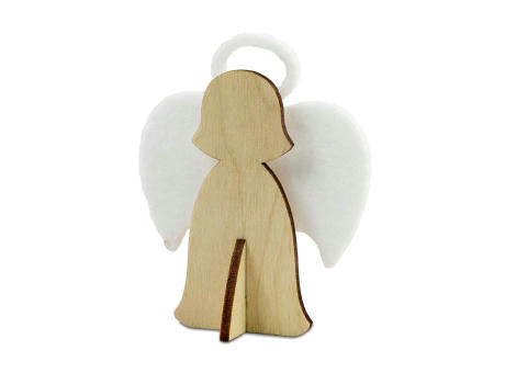 Steckfiguren-Karte Filz - Engel 4/0-c
