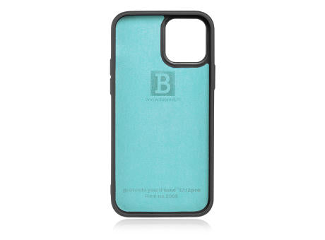 Handy Hülle iPhone™ 12/12 pro Black Series Soft Case TPU Silikon mit Mikrofaser Innenseite matt schwarz