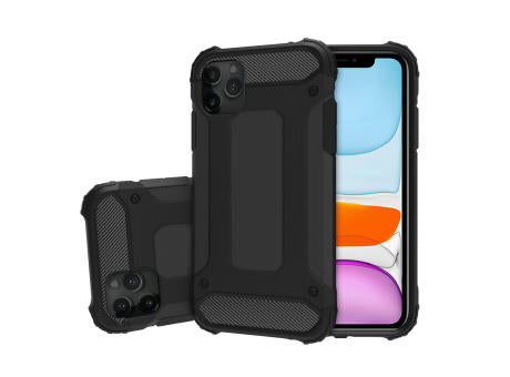 Handy Hülle iPhone™ 16 plus Elephant Rugged Case PC Plastic/TPU Silicone schwarz