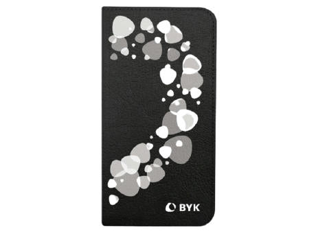 Handy Hülle iPhone™ 16 pro Flamingo Premium Wallet Flip Case Kunstleder schwarz