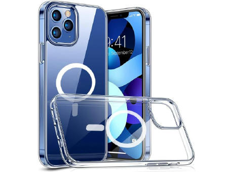 Handy Hülle MagSafe™ kompatibel iPhone™ 12 pro max PC/TPU Silikon transparent