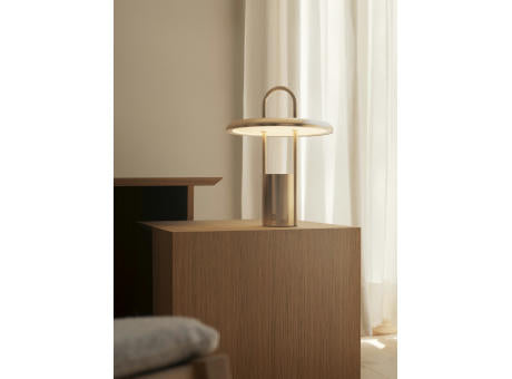 Stelton Pier portable Tischleuchte brass