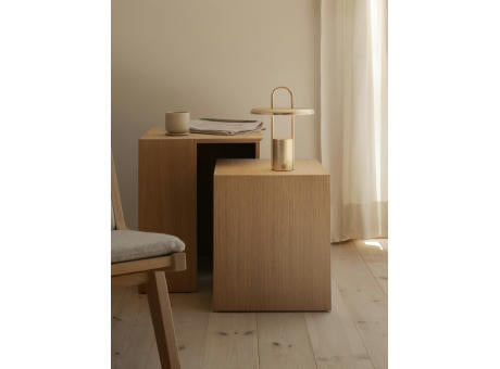 Stelton Pier portable Tischleuchte brass