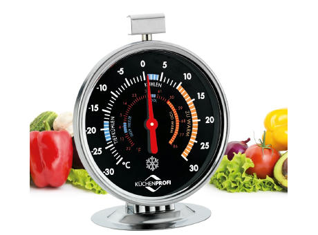 Küchenprofi Gefrier und Kühlschrankthermometer schwarz