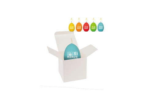 ColorBox LogoEi Kerze - Weiß