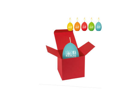 ColorBox LogoEi Kerze - Weiß