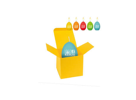 ColorBox LogoEi Kerze - Weiß