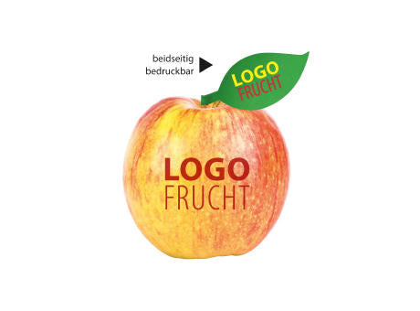 LogoFrucht Apfel rot - Blackberry + Apfelblatt