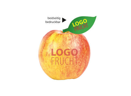 LogoFrucht Apfel rot - Blackberry + Apfelblatt