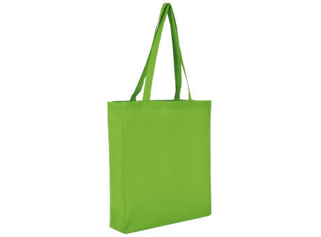 T10013-TEXXILLA Baumwolltasche CLASSIC mit zwei langen Henkeln, Boden- und Seitenfalte, ca. 140g/m²