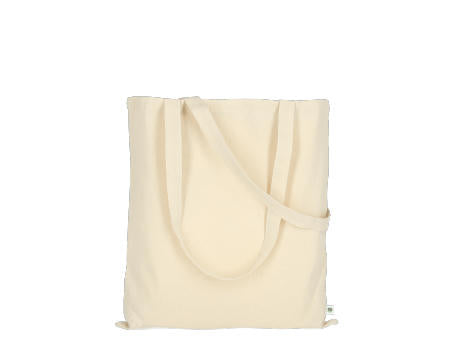T14011-TEXXILLA Tasche mit zwei langen Henkeln aus Organic-Baumwolle, ca. 140 g/m², ca. 38 x 42 cm