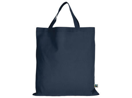 T15001-TEXXILLA Tasche aus Fairtrade-zertifizierter Baumwolle mit zwei kurzen Henkeln, ca. 140 g/m², ca. 38 x 42 cm