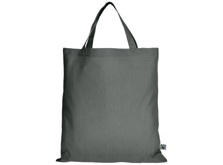 T15001-TEXXILLA Tasche aus Fairtrade-zertifizierter Baumwolle mit zwei kurzen Henkeln, ca. 140 g/m², ca. 38 x 42 cm