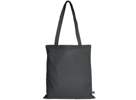 T15011-TEXXILLA Tasche aus Fairtrade-zertifizierter Baumwolle mit zwei langen Henkeln, ca. 140 g/m², ca. 38 x 42 cm