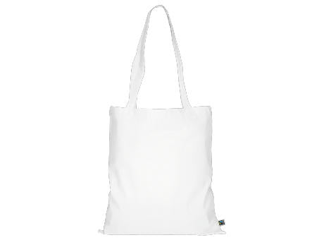 T15011-TEXXILLA Tasche aus Fairtrade-zertifizierter Baumwolle mit zwei langen Henkeln, ca. 140 g/m², ca. 38 x 42 cm