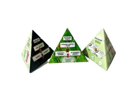 Zauberwürfel Pyramide 96x96x96 mm im Direktdruck
