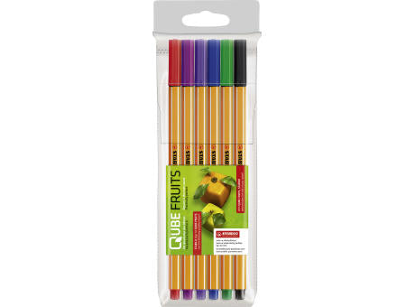 STABILO point 88 6er-Set Fineliner
