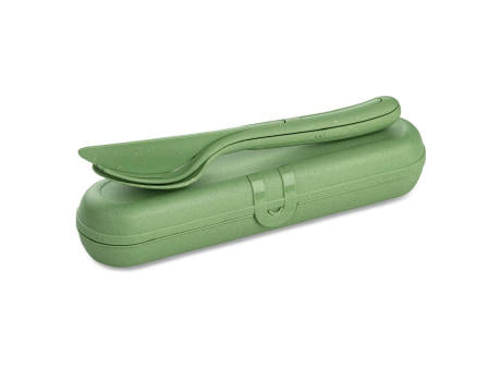 KOZIOL KLIKK READY Besteck Etui + Besteckset