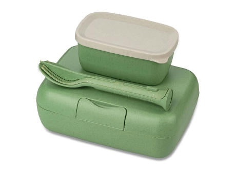 KOZIOL CANDY READY Lunchbox-Set + Besteck-Set