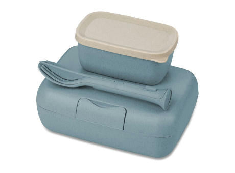 KOZIOL CANDY READY Lunchbox-Set + Besteck-Set