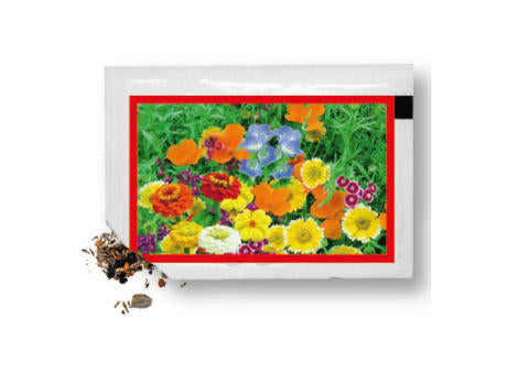 Samentütchen bunte Blumenmischung 80 x 55 mm