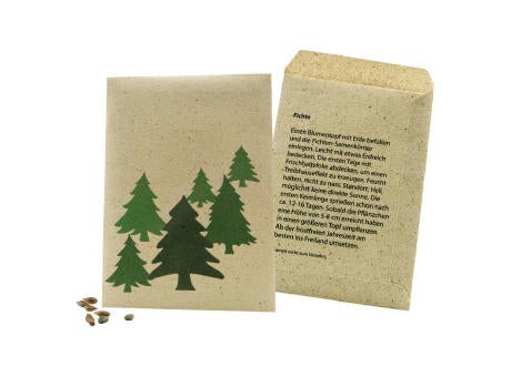 Samentütchen Graspapier Weihnachtsbaum 82 x 114 mm