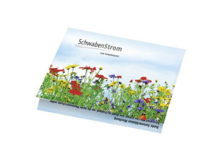 Klappkärtchen Blumenstrauß