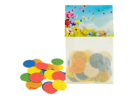 Buntes Samenkonfetti