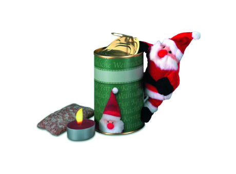 Magnetischer Weihnachtsmann in der Dose