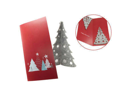 Weihnachtskarte Winterwald