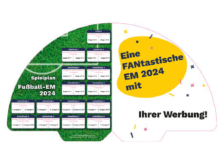 Werbefächer zur Fußball-WM 2026