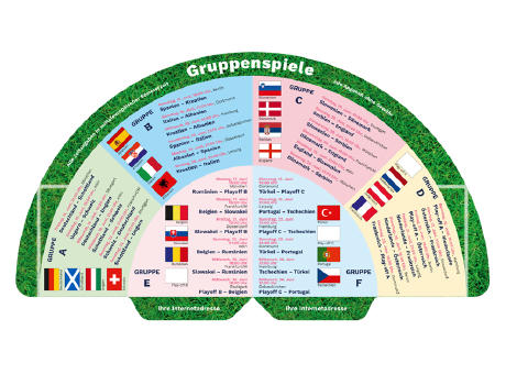 Werbefächer zur Fußball-WM 2026
