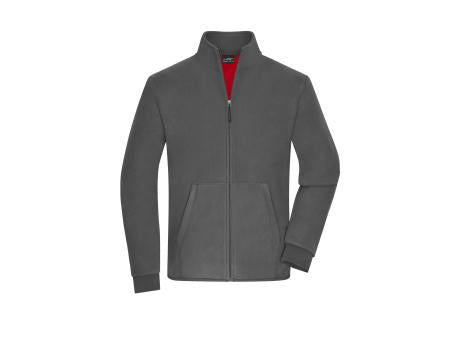 Men's Bonded Fleece Jacket - Fleecejacke mit kontrastfarbiger Innenseite