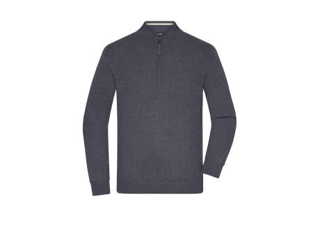 Men's Half-Zip Troyer - Klassischer Troyer aus Baumwolle