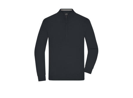 Men's Half-Zip Troyer - Klassischer Troyer aus Baumwolle