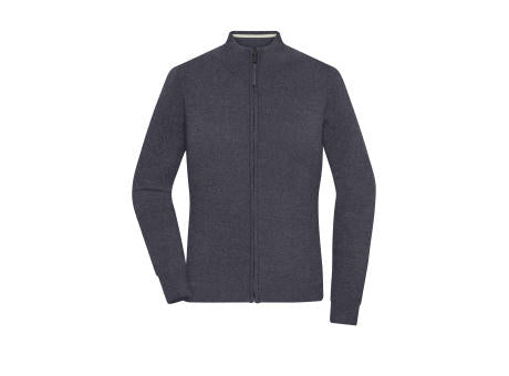 Ladies' Zip-Cardigan - Klassische Strickjacke mit Reißverschluss