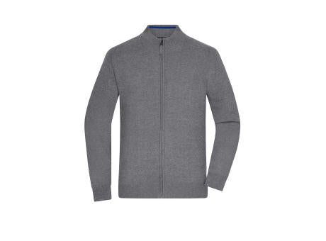 Men's Zip-Cardigan - Klassische Strickjacke mit Reißverschluss