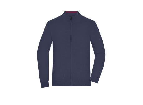Men's Zip-Cardigan - Klassische Strickjacke mit Reißverschluss