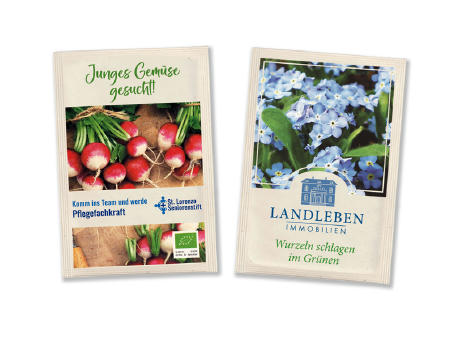 Samentütchen Veggie individuell 87,09 x 127 mm | promo seed packs M