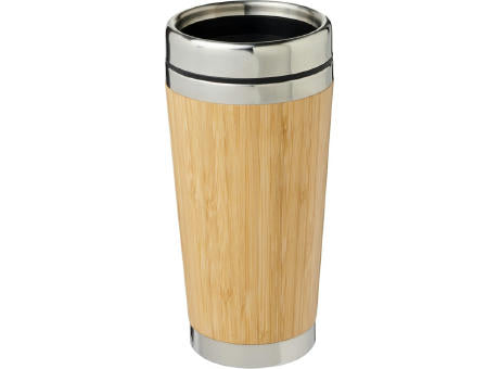 Bambus 450 ml Becher mit Bambus-Außenseite