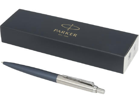 Parker Jotter XL matt mit Kugelschreiber mit Chromverzierung (blaue Mine)