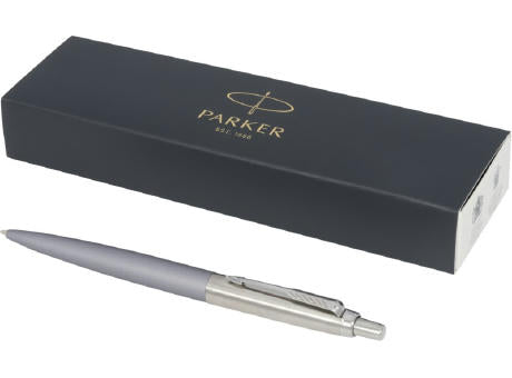 Parker Jotter XL matt mit Kugelschreiber mit Chromverzierung (blaue Mine)
