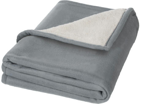 Springwood Decke aus weichem Fleece und Sherpa-Plaid