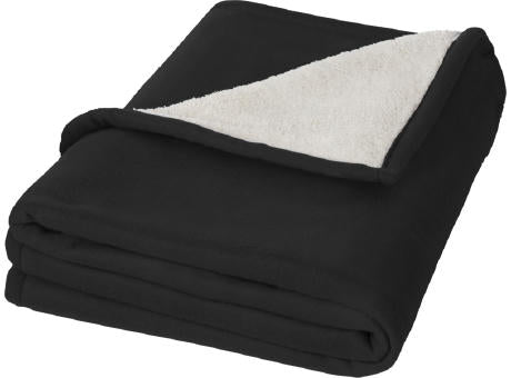 Springwood Decke aus weichem Fleece und Sherpa-Plaid