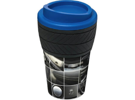 Brite-Americano® 350 ml Isolierbecher mit Schutzring Reifen-Design