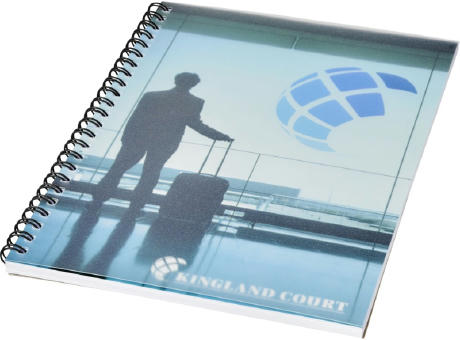 Desk-Mate® A5 Notizbuch mit Kunststoff Cover und Spiralbindung